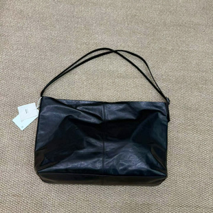 油蜡羊皮大容量托特包2026年新品百搭简约休闲单肩斜挎包43*12*33