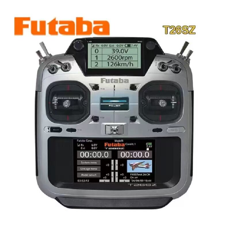 FUTABA新款T26SZ 2.4G遥控器 霍尔摇杆 彩屏中文 18SZ升级版双叶
