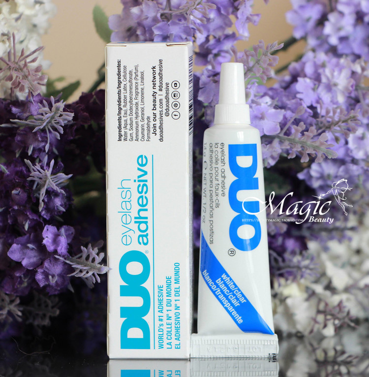 美国DUO假睫毛胶水 adhesive假睫毛透明胶水黏胶14g