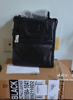 海淘TUMI 092110D2 92110D2 新款全皮斜背包