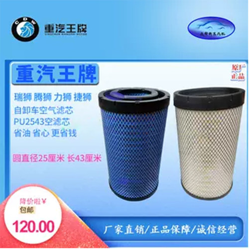 滤清器空滤芯重汽王牌