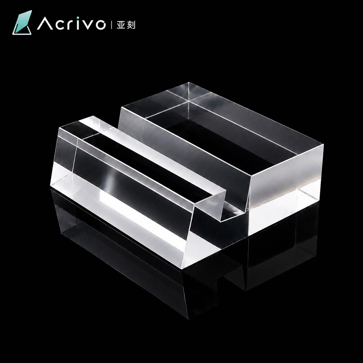 Acrivo亚克力手机展示架壳模型展示架托柜台组合托盘水晶通用支架
