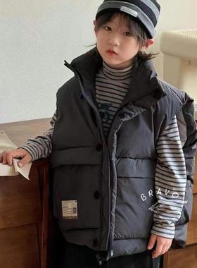 布芮欧童装儿童男女童冬款85绒羽绒马甲18066