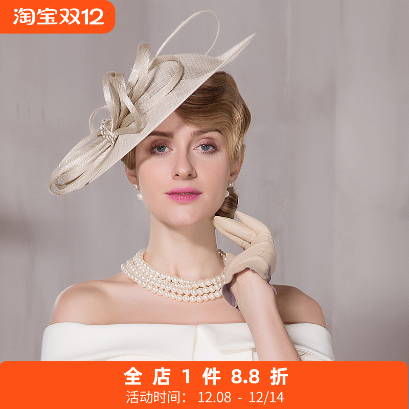 欧美优雅风百搭宴会小礼帽