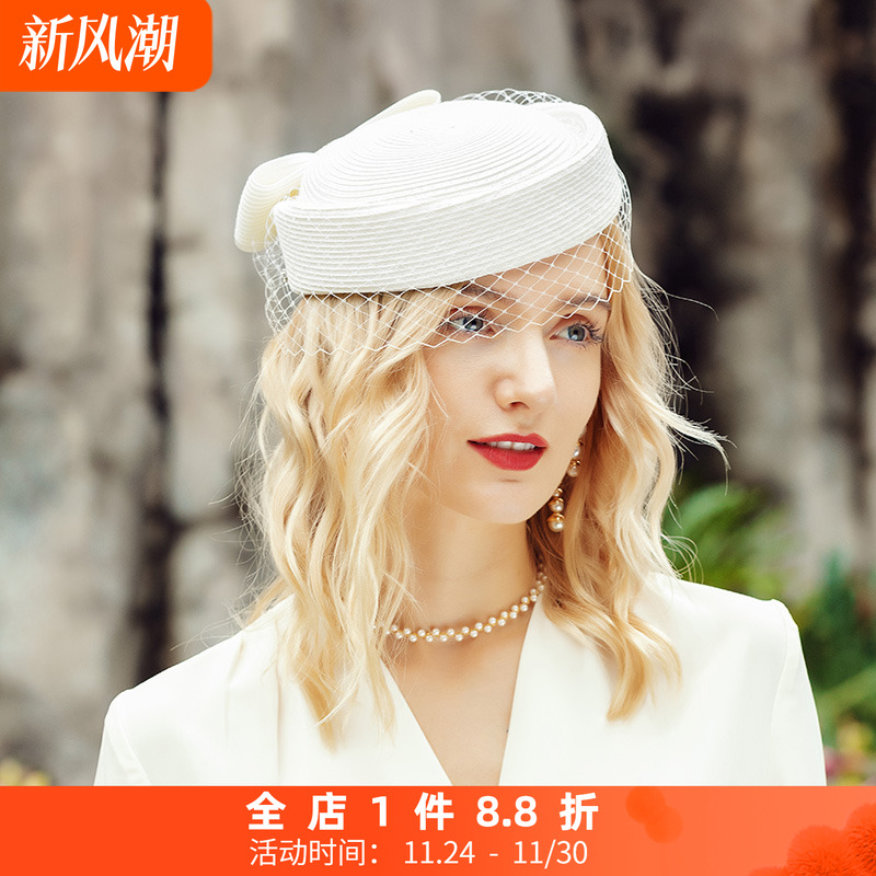 EE夏季欧美时尚小礼帽宴会女