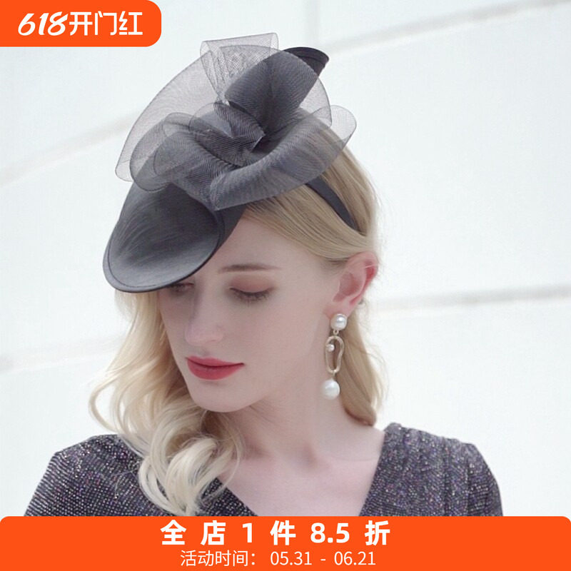 EE 春夏季新款时尚优雅气质名媛女帽