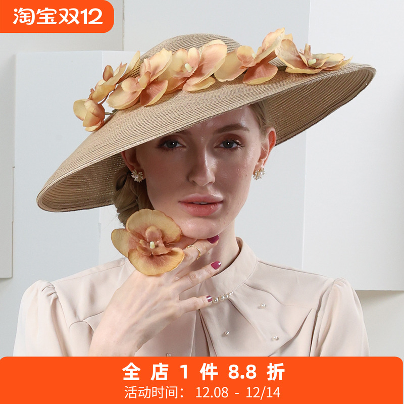 EE防晒百搭优雅女夏季草帽