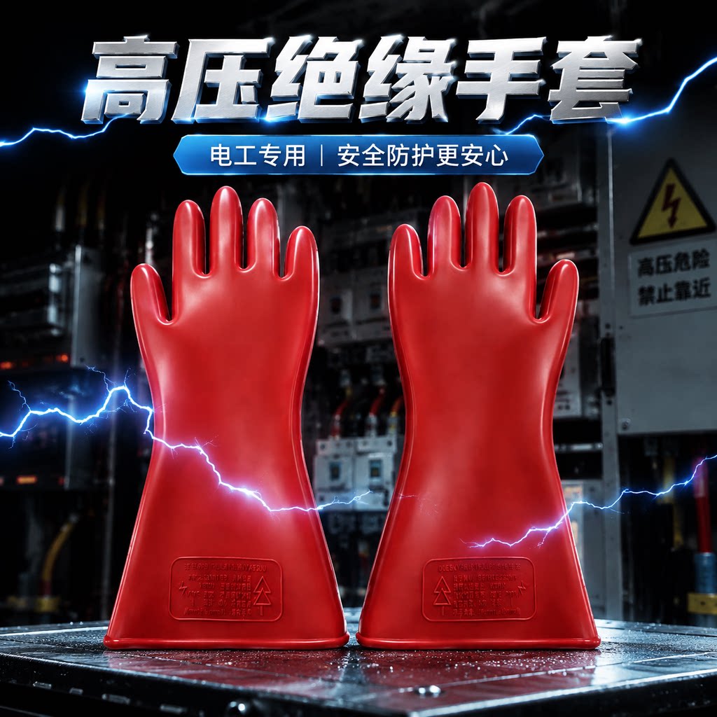 高压绝缘手套电工专用防水防油防护手套35kv25kv12kv带电作业工作