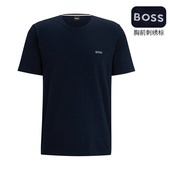男装 HUGO 新款 休闲透气半袖 BOSS雨果博斯男士 t恤刺绣标夏圆领短袖