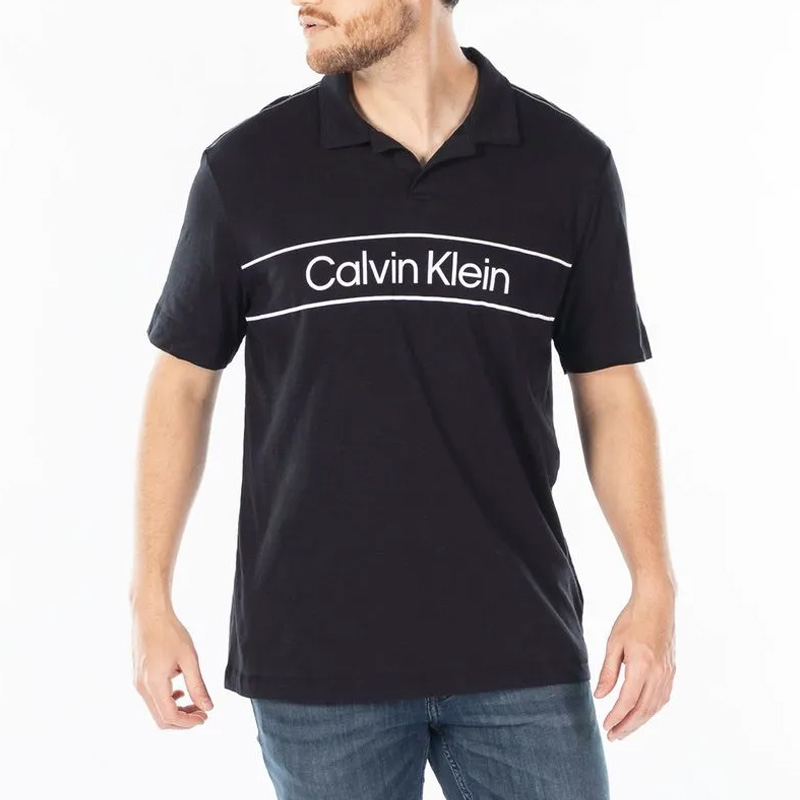 CalvinKlein凯文克莱CK男士短袖POLO衫夏季新款商务休闲翻领半袖