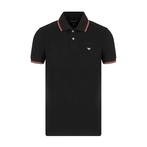 EMPORIO ARMANI阿玛尼男士短袖polo衫夏新款半袖商务休闲翻领男装