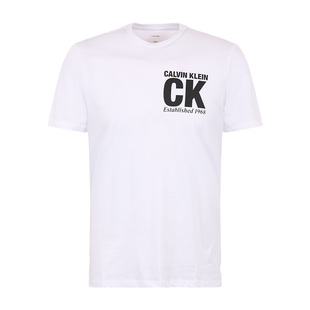 Calvin Klein/卡尔文·克雷恩CK男款时尚圆领短袖T恤新款简约半袖