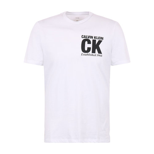 CK男款时尚圆领短袖夏季新款T恤