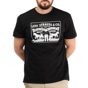 时尚 t恤休闲新款 百搭圆领短袖 夏季 上衣 Levi 百搭男装 s李维斯男士