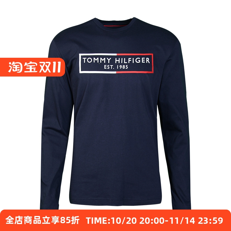 tommy长袖休闲时尚男士新款t恤