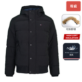 瑕疵 Tommy Hilfiger汤米男款 连帽棉服外套棉衣冬季 加厚男装