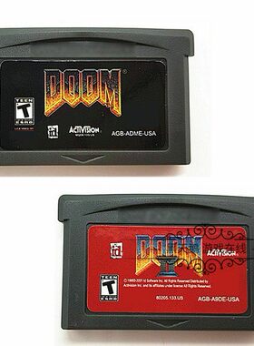 GBA游戏卡带 SP游戏卡带 DOOM II 毁灭战士2 英文/欧版 芯片记忆