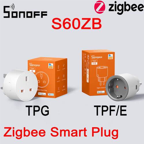 SONOFF S60ZBTPF/E S60ZBTPG Zigbee智能插座计电量易微联APP控制