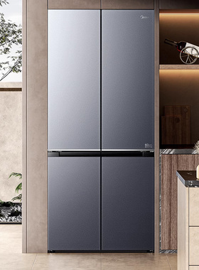 【M60超薄零嵌】美的 BCD-503WUS/FGPM(X)十字法式四门多门冰箱