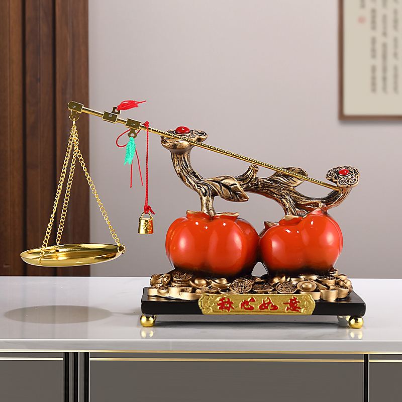 事事称心如意新中式摆件客厅电视柜办公室桌面装饰乔迁新居礼物