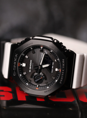 新品卡西欧G-SHOCK男士运动防水腕表太阳能蓝牙橡树GBM-2100B-7A