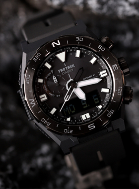 新款卡西欧PROTREK户外运动电波太阳能登山表PRW-6800Y 61y 6900y