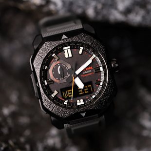 6900BF 运动防水太阳能温度气压PRW casio卡西欧户外男士 新款