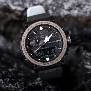 卡西欧男式 650Y 运动防水PRG 601YB3 PROTREK太阳能登山腕表经典