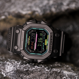 卡西欧新巨G大方块GSHOCK太阳能反显运动防水手表男英汉GX 56MF