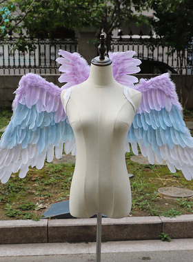 南小鸟白情lovelive cosplay仙女拍照天使羽毛翅膀摄影写真道具
