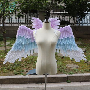 南小鸟白情lovelive cosplay仙女拍照天使羽毛翅膀摄影写真道具