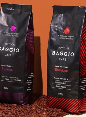 新日期原装进口咖啡豆百吉欧BAGGIO阿拉比卡手冲黑咖啡中烘1kg装