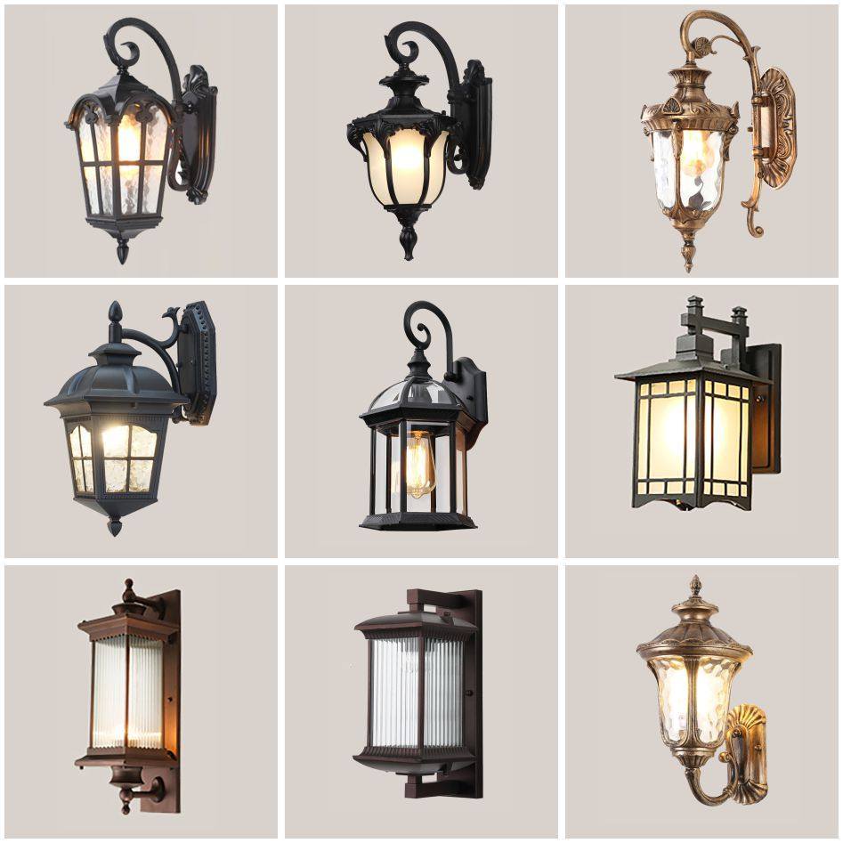 欧式户外壁灯防水美式别墅阳台庭院门前灯复古大门走廊楼梯室外,家装灯饰光源,户外壁灯,淘宝优惠券,粉丝福利购,淘宝优惠卷