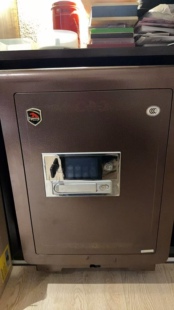 虎王保险柜电子密码锁金属把手金属面板主控锁匙应急锁匙夹万