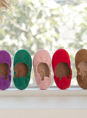 NJ童品韩国BZ童鞋复古儿童公主女童软底宝宝蛋卷皮鞋瓢鞋舞蹈A016