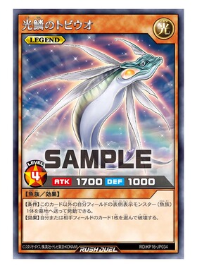 游戏王RD 光鳞飞鱼R kp16-jp034【布鲁斯卡牌】