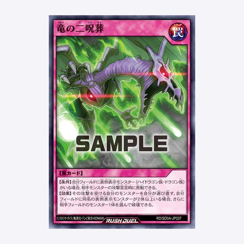 【布鲁斯卡牌】游戏王RD 龙之二咒葬N sd0a-jp037