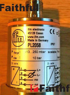 议价IFM PL2058 易福门压力传器 PL-,25BRES30-E-ZVG/US/ /P