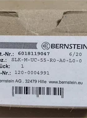 议价博恩斯坦安全开关SLK-M-UC-55-R0-A0-L0-0 6018119047 多