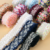 花边织带装 配件 饰蕾丝边布料包包衣服宽领口裙边材料辅料边条服装