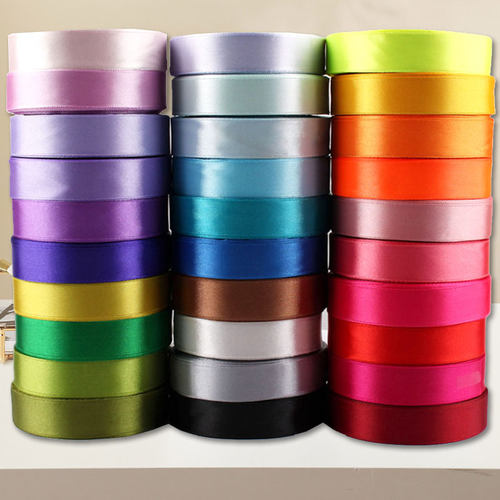 2cm厘米宽彩带蝴蝶结鲜花扎飘丝带材料织绳礼盒蛋糕包装绸缎带条