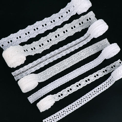 洛丽塔棉布领口花边袖口