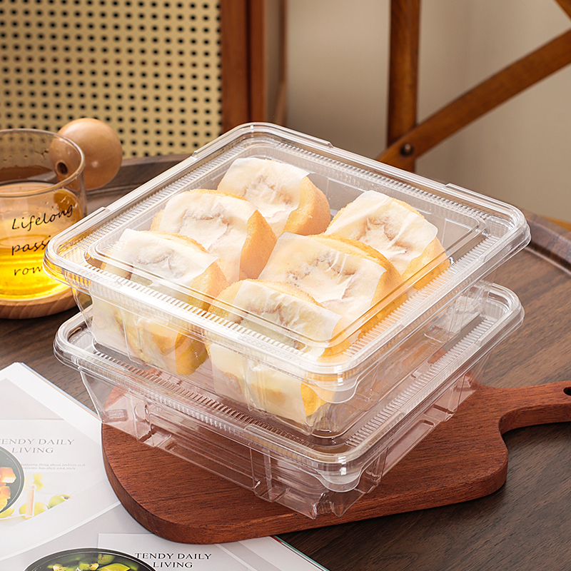 草莓蛋糕蛋糕卷梯形平底打包盒