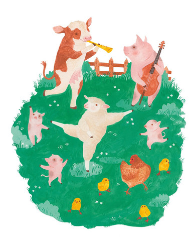 Cecile Berrube童话治愈小动物插画手稿作品集 JPG学画临摹素材