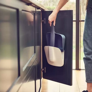 Joseph Joseph手持扫把套装壁挂式家用短柄刷簸箕两件套清扫工具