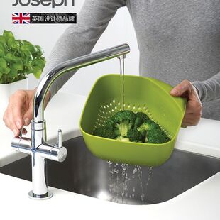 英国joseph joseph洗菜盆沥水篮厨房淘菜盆水果滤水盆洗菜蓝子