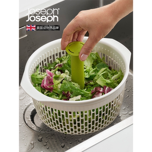 英国Joseph Joseph 旋转脱水沥水器 蔬菜甩水器 洗菜沥水篮 20185