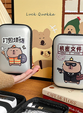 数码配件 数据线收纳包/盒/袋 蓝牙耳机u盘充电器ccd相机硬壳便携