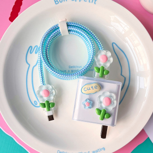 适用 数据线保护套oppo荣耀vivo华为66w小米15手机充电器头防折断