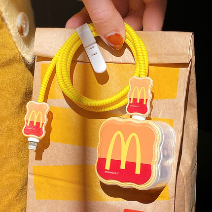 适用 苹果40w数据线保护套17充电器头promax手机防折断iPhone16